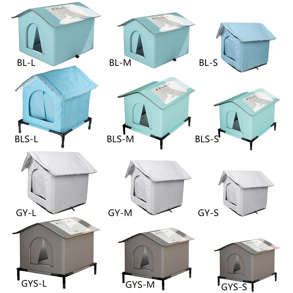 AOOOWER Weatherproof Cats House for Outdoor Use Strays Cats Warm and Coldproof Nest Tent