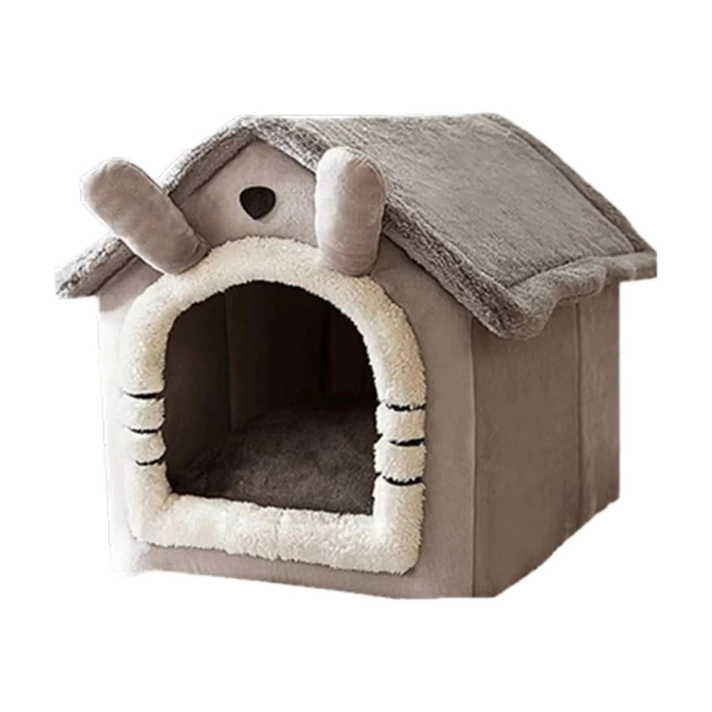 100Fens Dog House Indoor Foldable Soft Kennel Bed Warm Cats House Puppy Cave With Cushion For Small Medium Large Dogs Cats