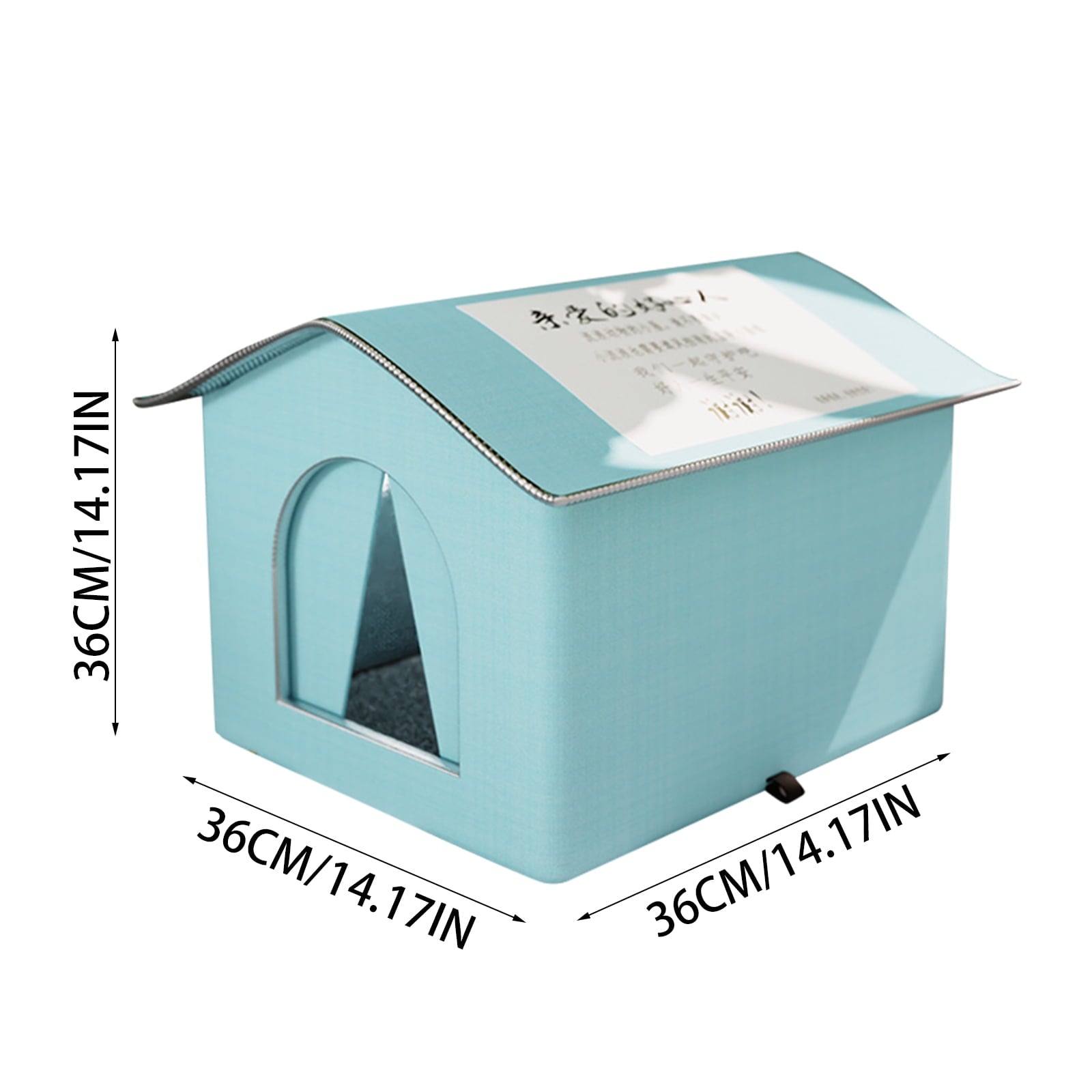 Insulated Outdoor Cat House, Weatherproof Shelter for Feral Cats, Waterproof Roof, Easy Assembly, Warm and Cozy Pet Home