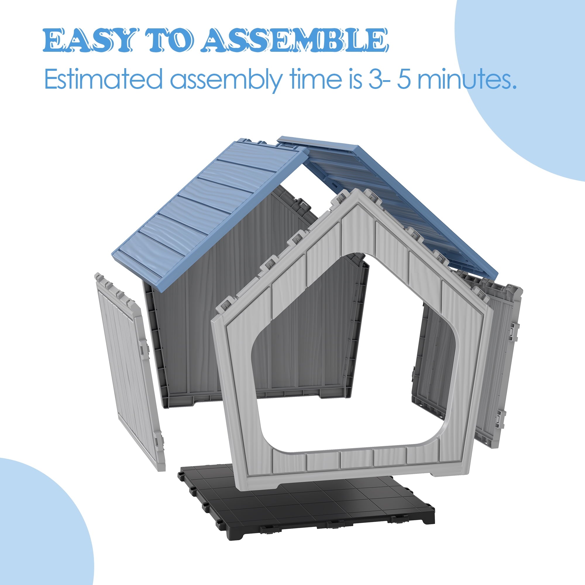 Bifanuo Weatherproof Outdoor Cat House - Insulated Resin Shelter for Indoor &amp; Feral Cats