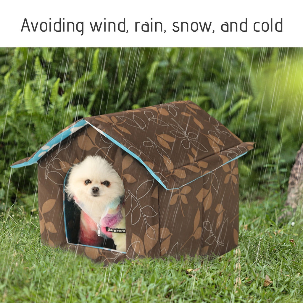 Darzheoy Cat Houses for Outdoor Cats, Waterproof and Insulated, Safe Pet House and Kitty Shelter for Cat or Small Dog to Stay Warm &amp; Dry