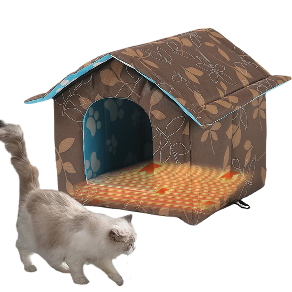 Darzheoy Cat Houses for Outdoor Cats, Waterproof and Insulated, Safe Pet House and Kitty Shelter for Cat or Small Dog to Stay Warm &amp; Dry