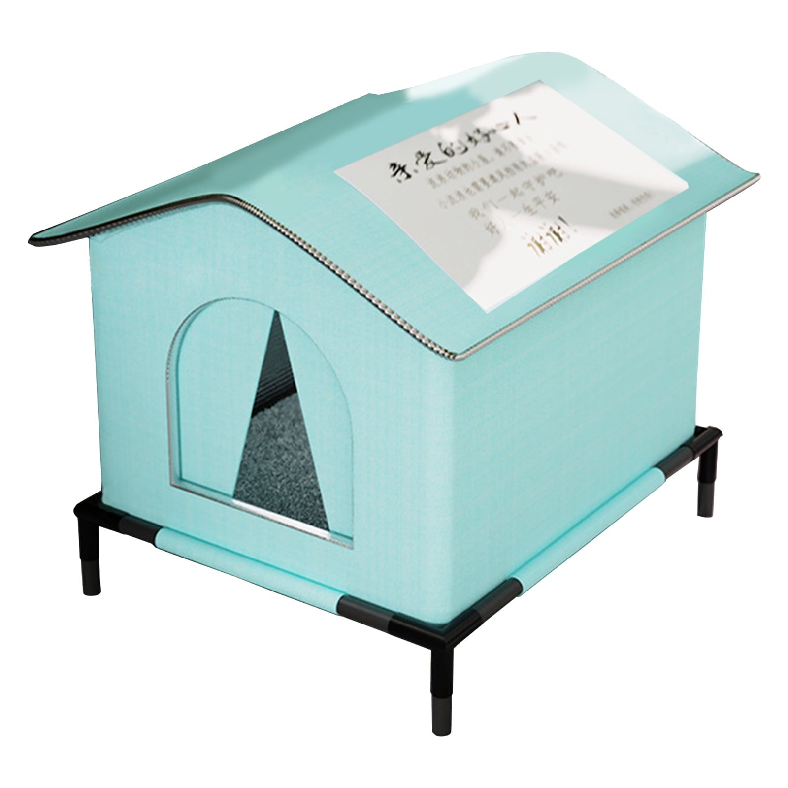 AOOOWER Weatherproof Cats House for Outdoor Use Strays Cats Warm and Coldproof Nest Tent