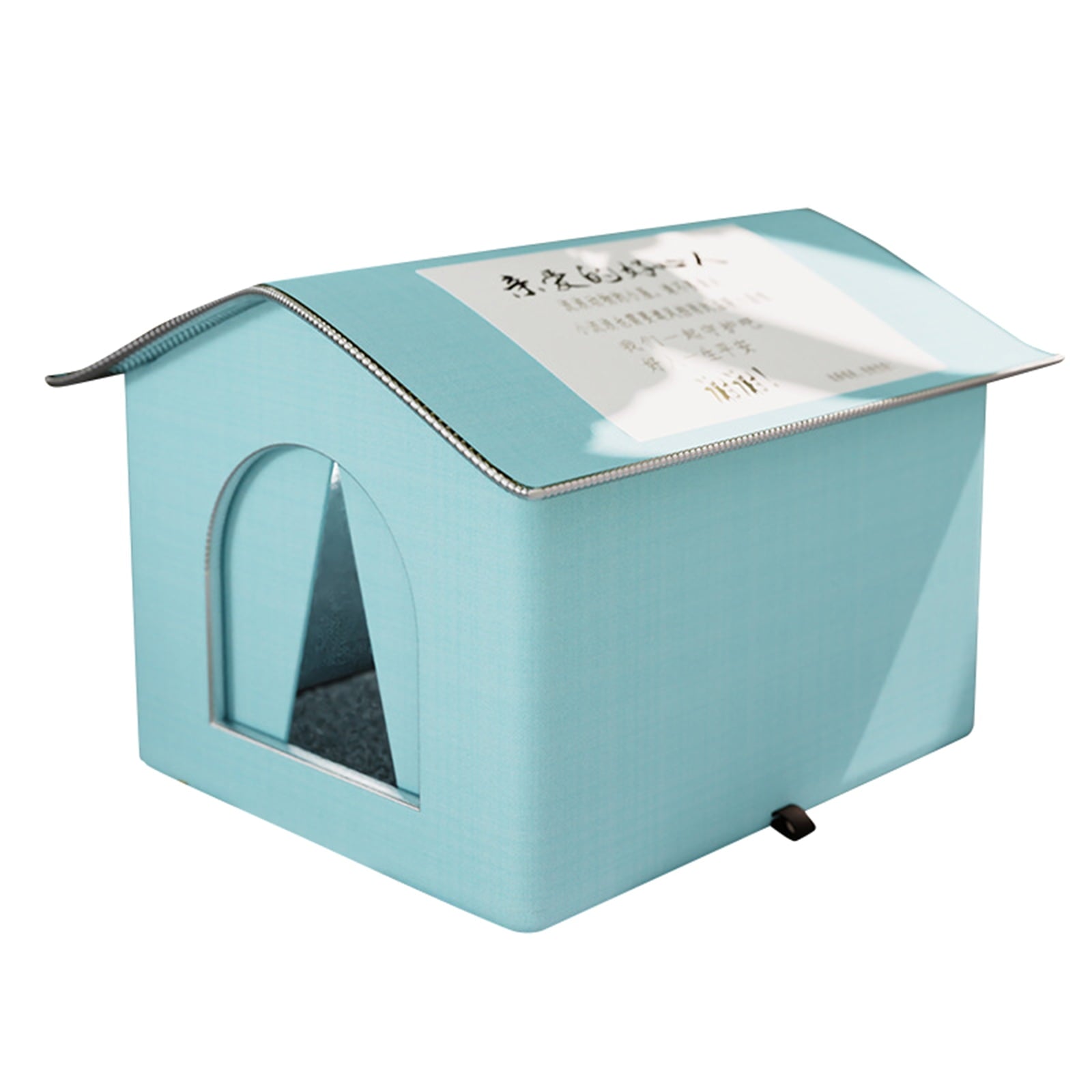 Insulated Outdoor Cat House, Weatherproof Shelter for Feral Cats, Waterproof Roof, Easy Assembly, Warm and Cozy Pet Home