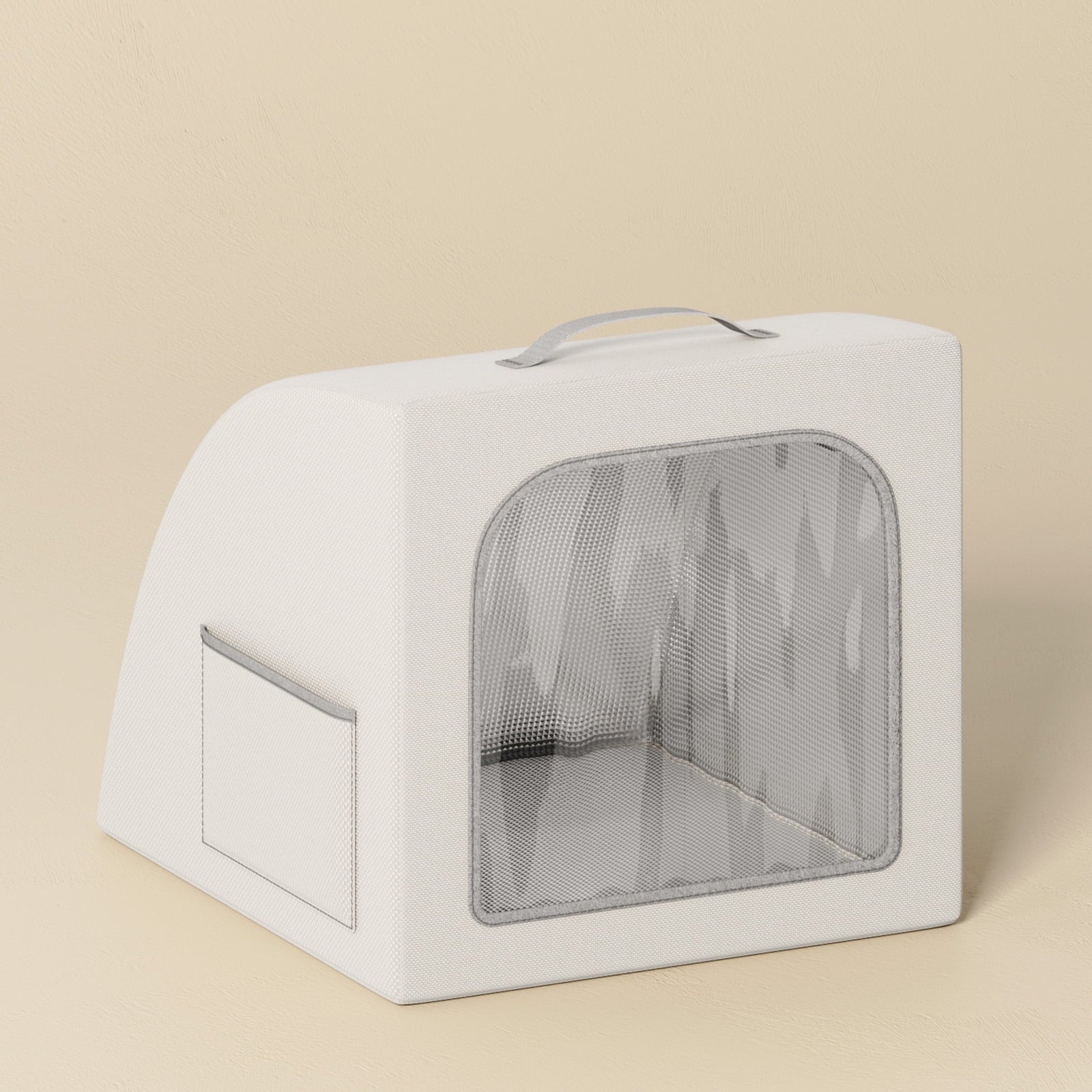 Dog &amp; Cat House, Foldable Water Resistance Indoor/Outdoor Pet Shelter for Small Dog and Cat, Size S 15.7 * 13.8 * 13.8