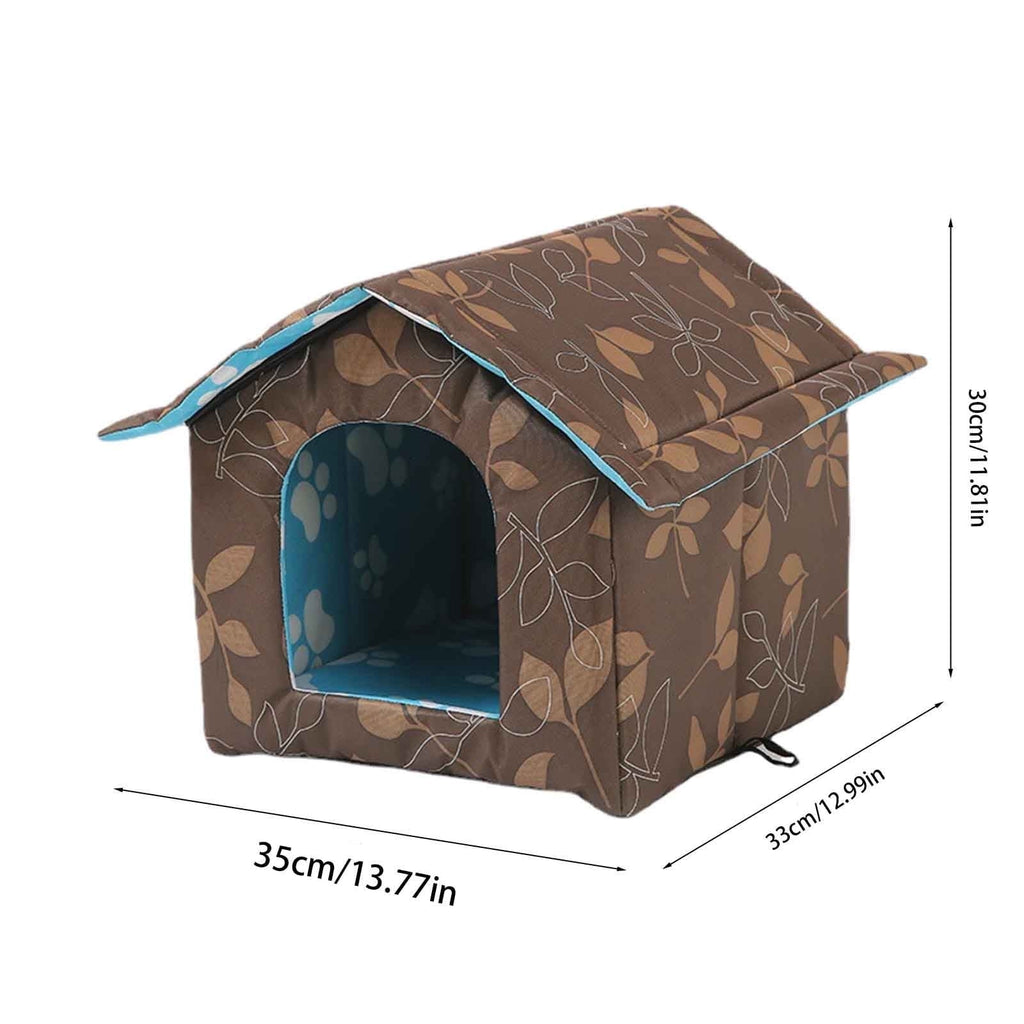 Darzheoy Cat Houses for Outdoor Cats, Waterproof and Insulated, Safe Pet House and Kitty Shelter for Cat or Small Dog to Stay Warm &amp; Dry