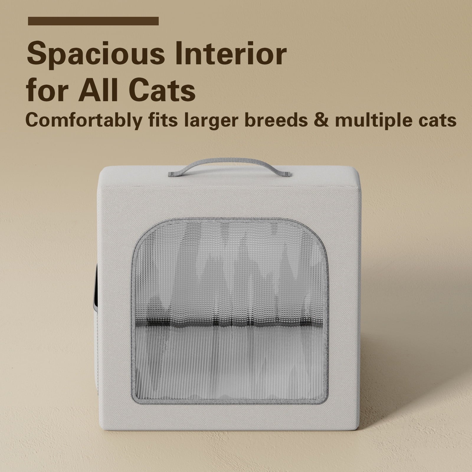 Dog &amp; Cat House, Foldable Water Resistance Indoor/Outdoor Pet Shelter for Small Dog and Cat, Size S 15.7 * 13.8 * 13.8